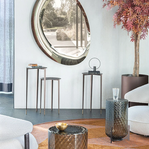 Consolle moderna su più livelli Brio Keramic di Cattelan Italia