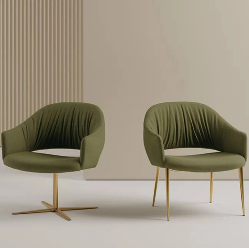 Poltroncina Nova in tessuto imbottito di Bontempi