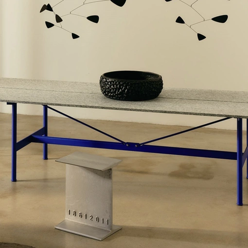Tavolo Zinco in marmo pietra di Luserna di Desalto