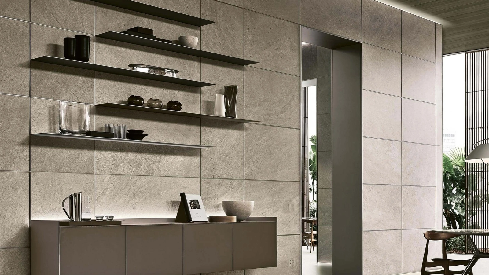 Boiserie Modulor Gres Crema di Rimadesio