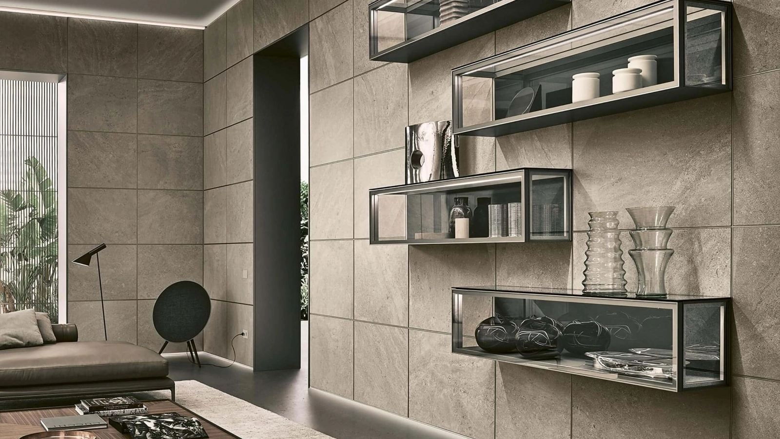 Boiserie Modulor Gres Crema di Rimadesio