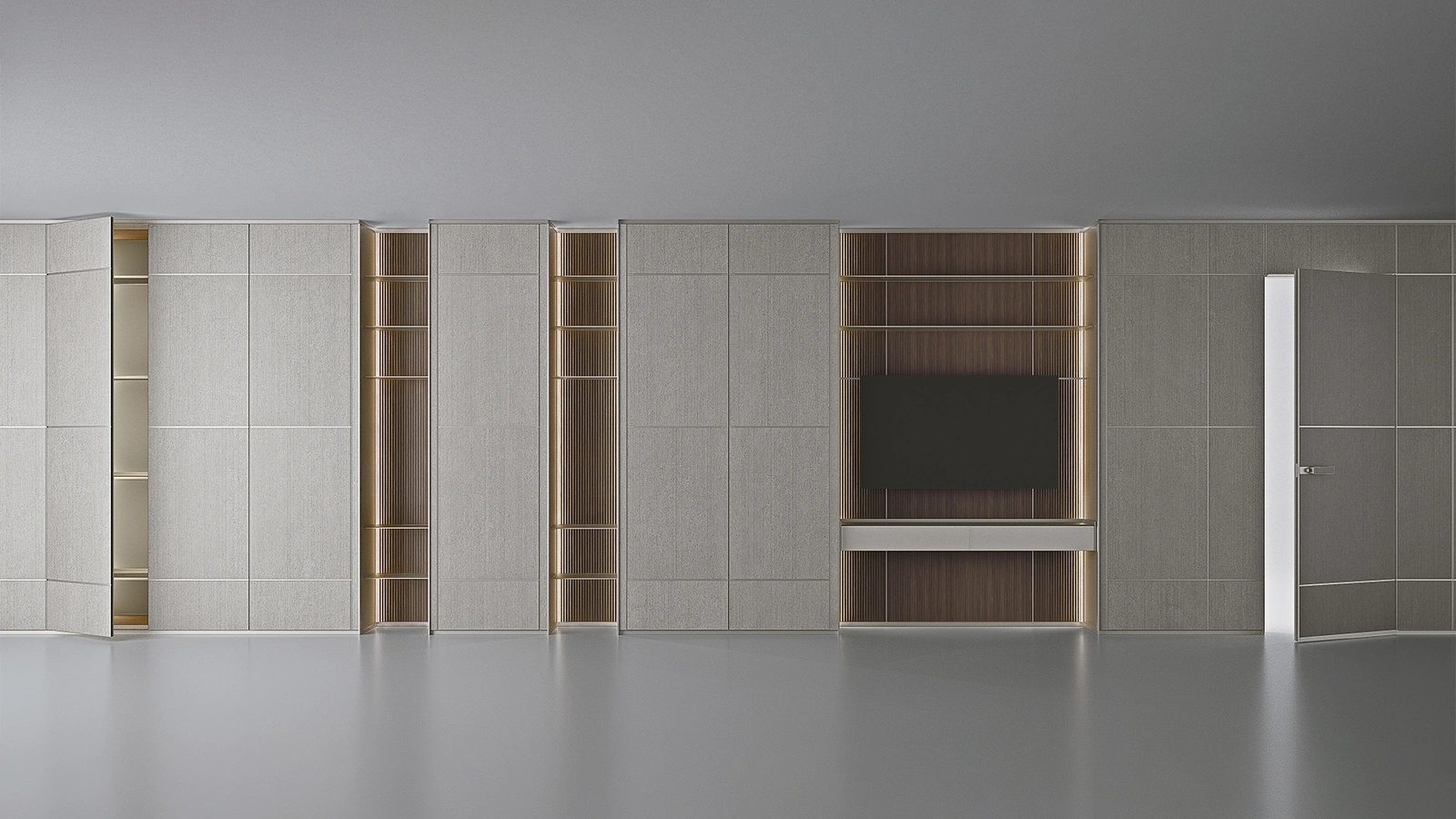 Boiserie Modulor Litech di Rimadesio