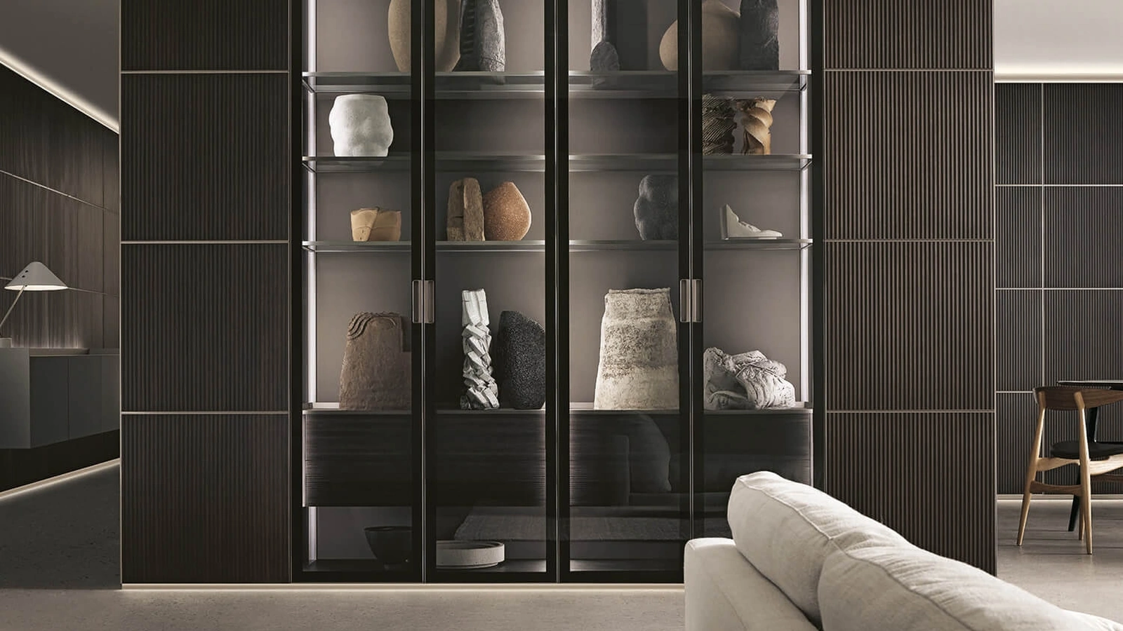 Boiserie Modulor Rovere Termotrattato di Rimadesio