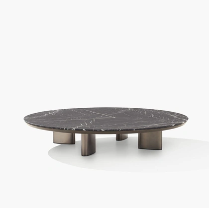 Tavolino Adrien con piano in marmo di Poliform