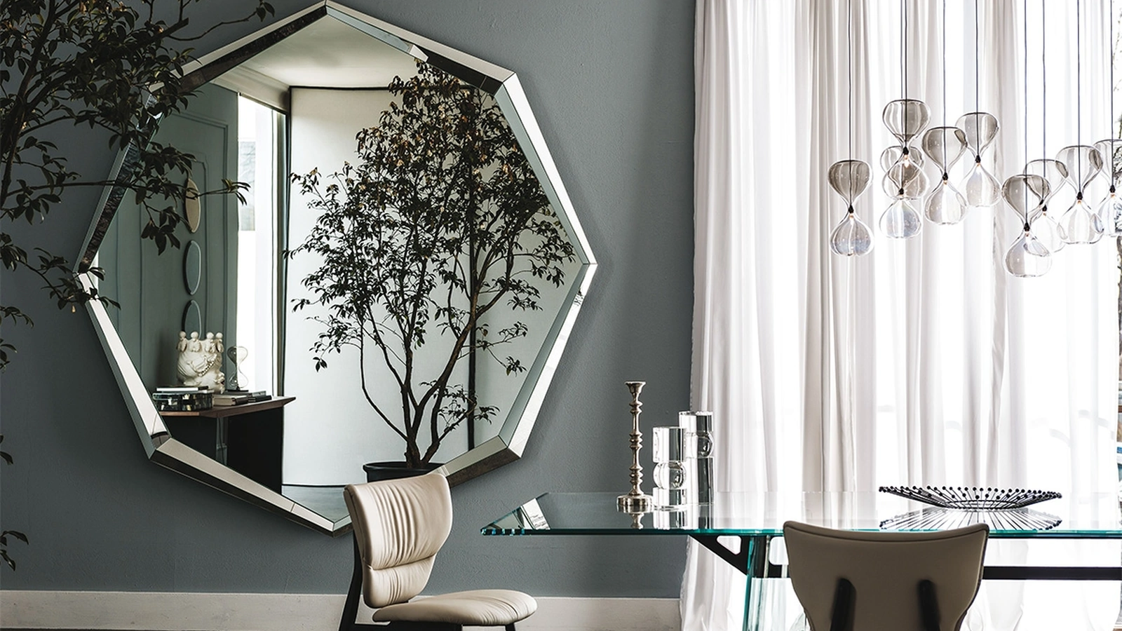 Specchio Emerald Magnum in cristallo specchiato di Cattelan Italia