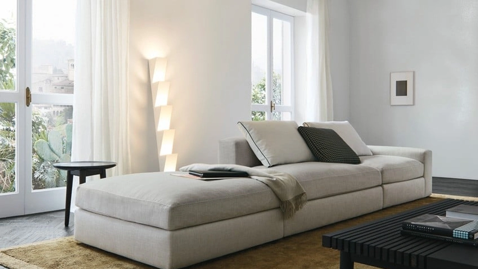 Tappeto Frame colore gold di Poliform