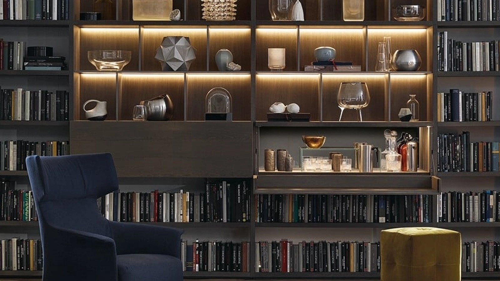 Tavolino Tribeca con top in marmo di Poliform