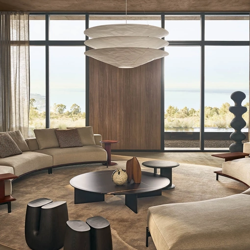 Tappeto rotondo Shindo di Poliform