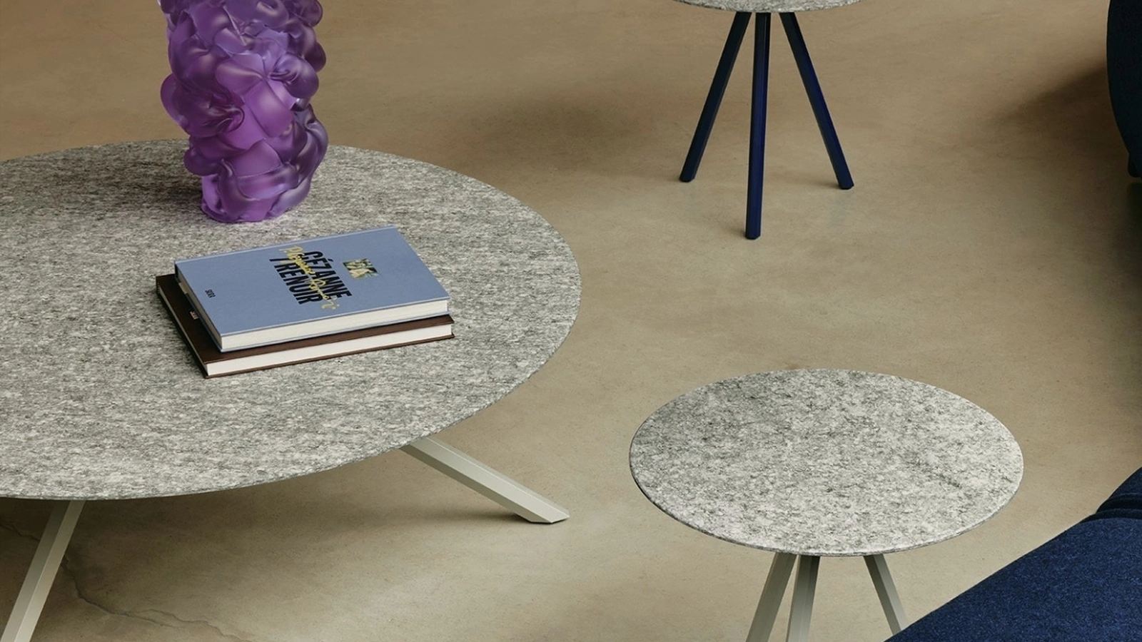 Tavolino Mini Heb con top in marmo di Desalto