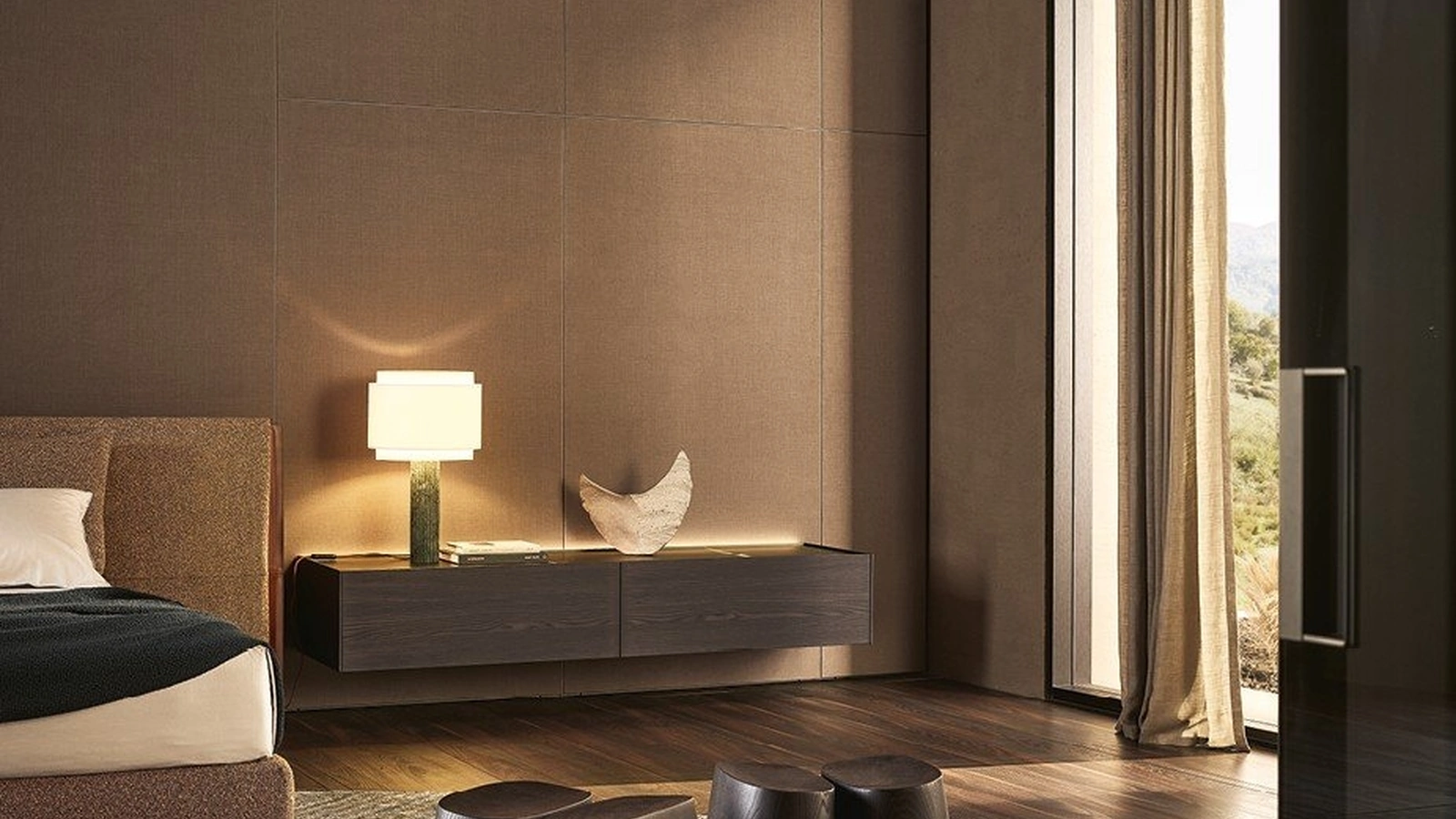 Tavolino Ube in legno massello di Poliform