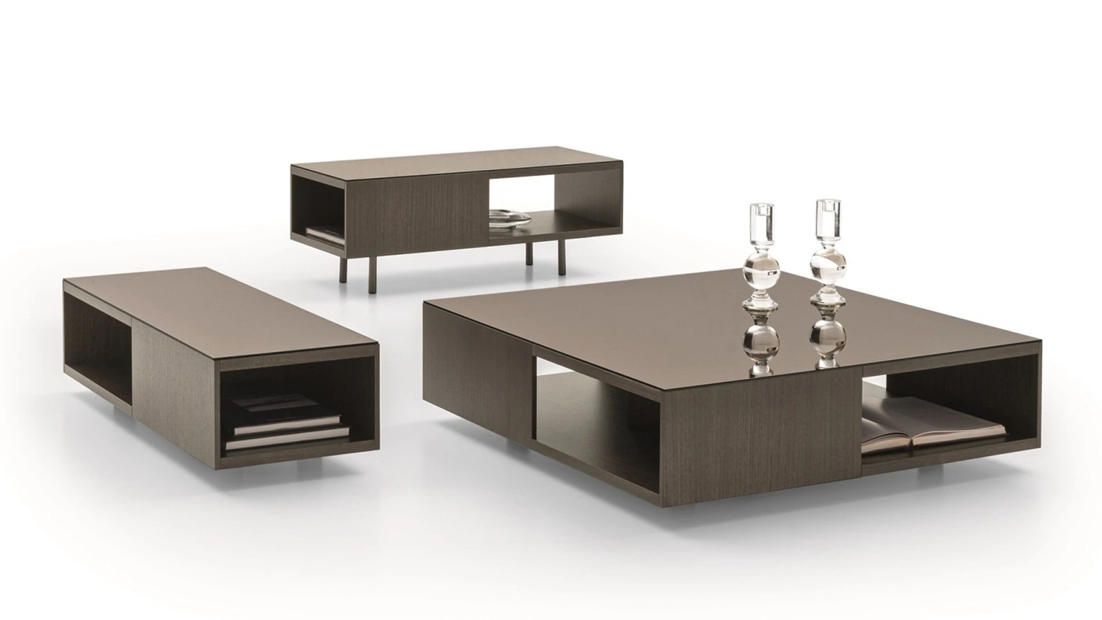 Tavolino Union/Urban con top a specchio di Ditre Italia