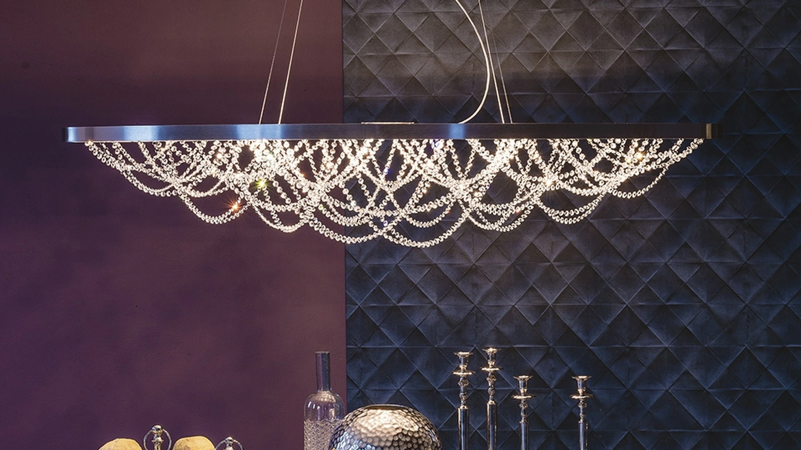 Lampada a sospensione Cristal di Cattelan Italia