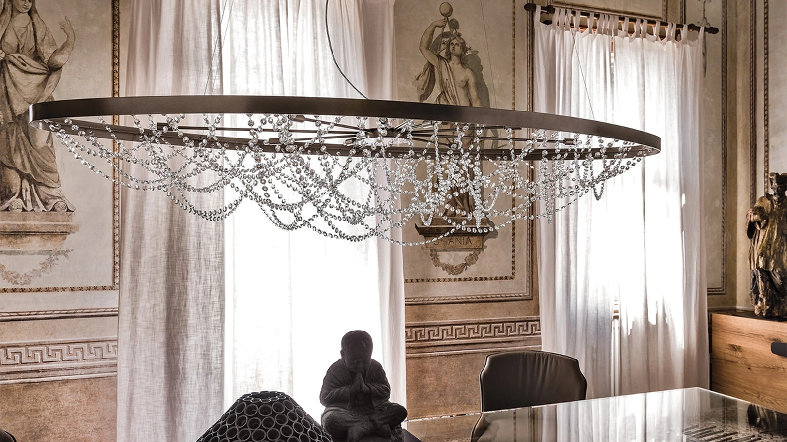 Lampada a sospensione Cristal di Cattelan Italia