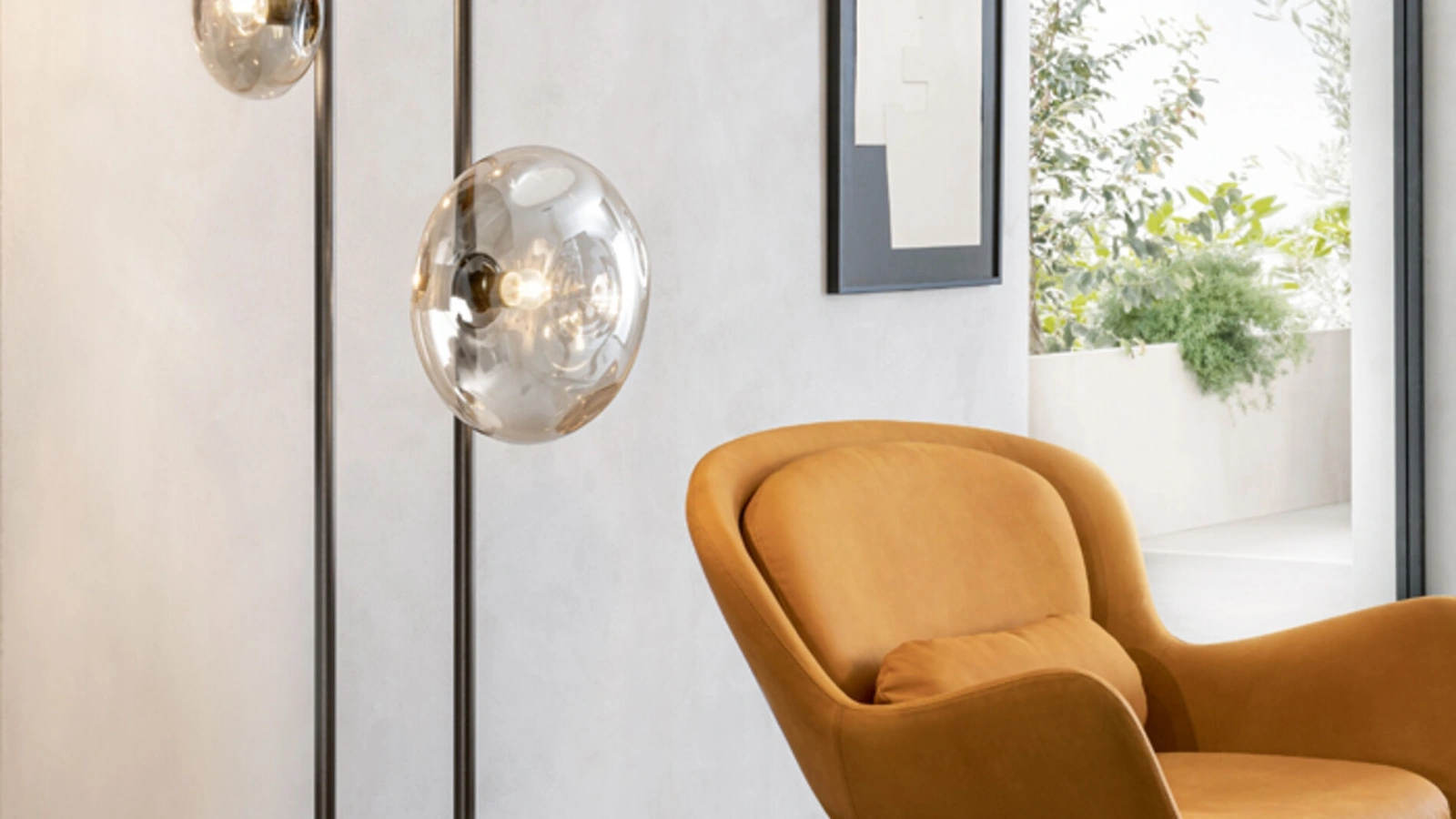 Lampada da terra Nubola PT di Riflessi