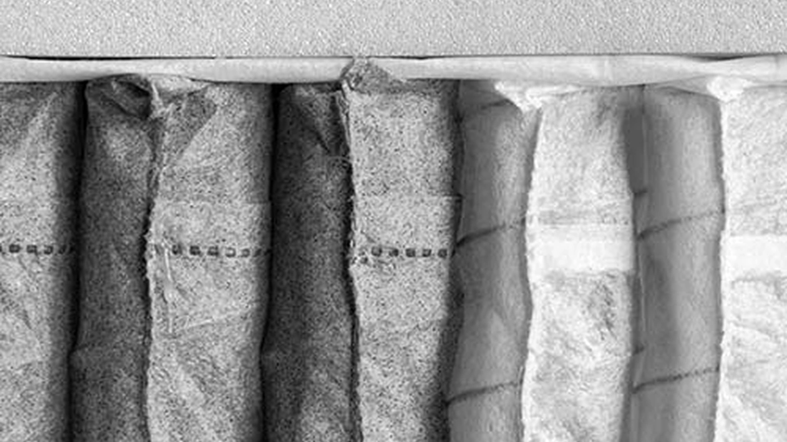 Materasso B-Air in visco pneumatico e visco airsense e molle insacchettate di Flou