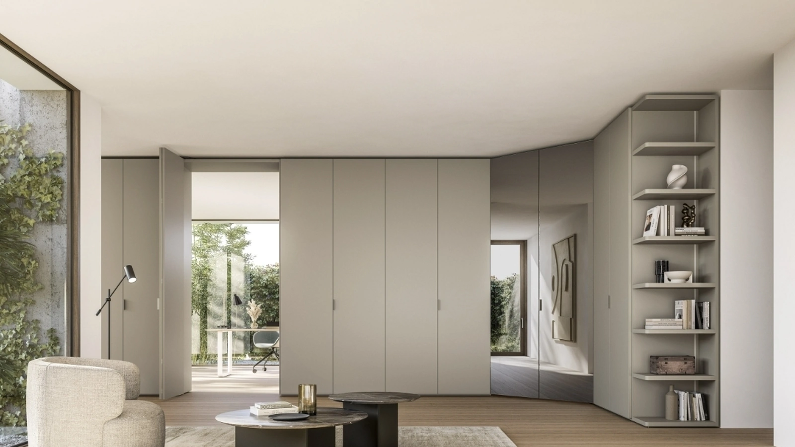 Armadio Angolare Anta Nexta di Sangiacomo