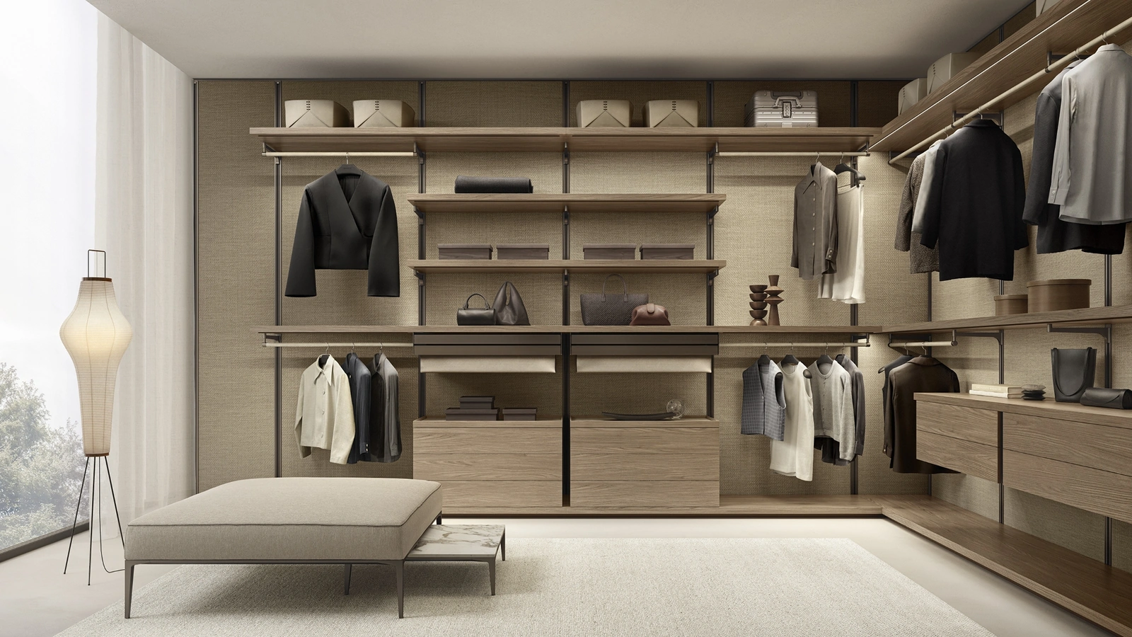 Cabina armadio Dress Bold Olmo di Rimadesio