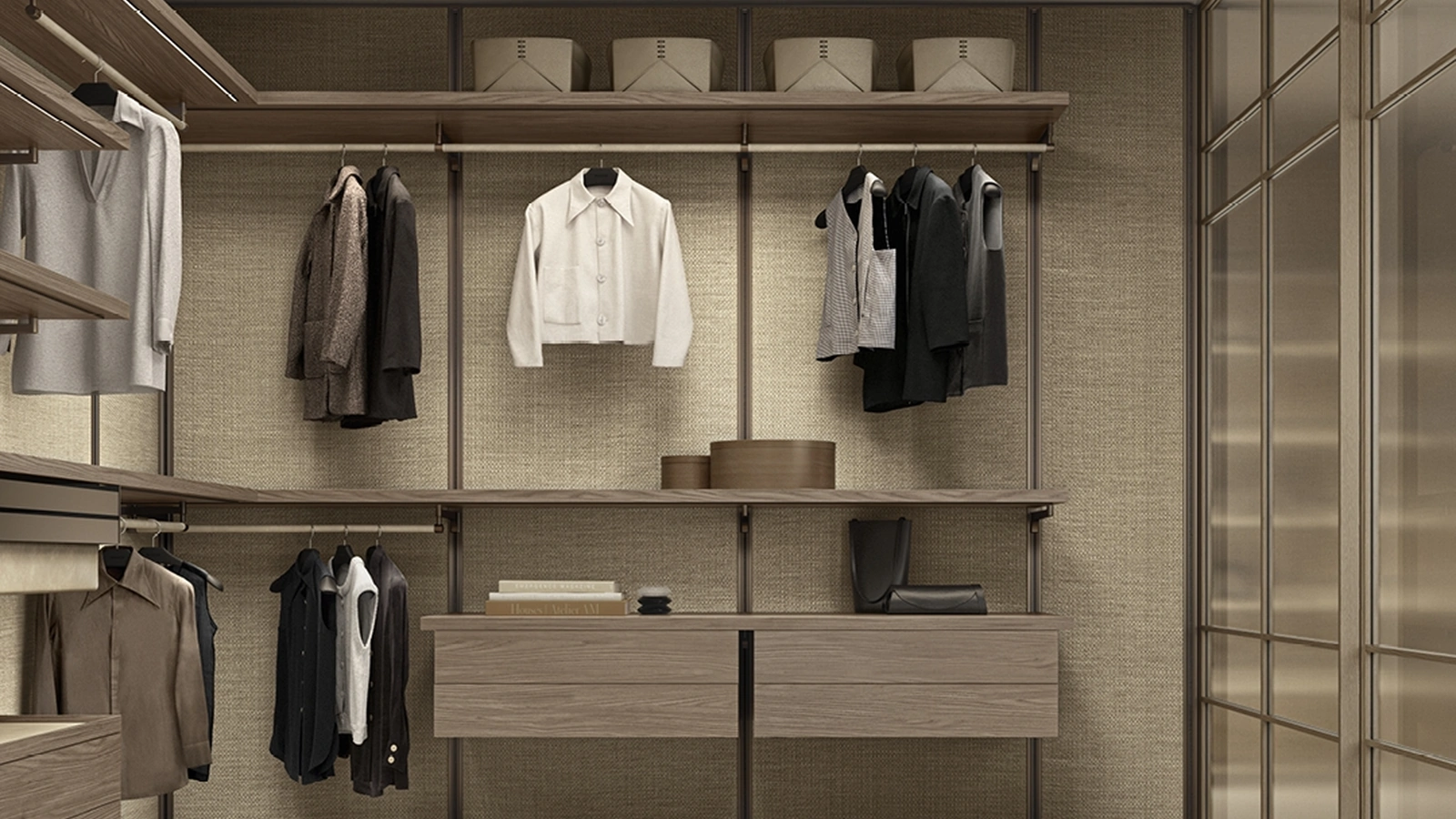 Cabina armadio Dress Bold Olmo di Rimadesio