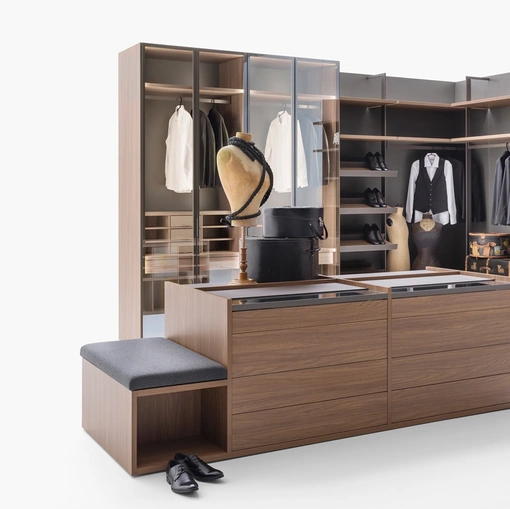 Cabina Armadio Freedhome con isola di Caccaro