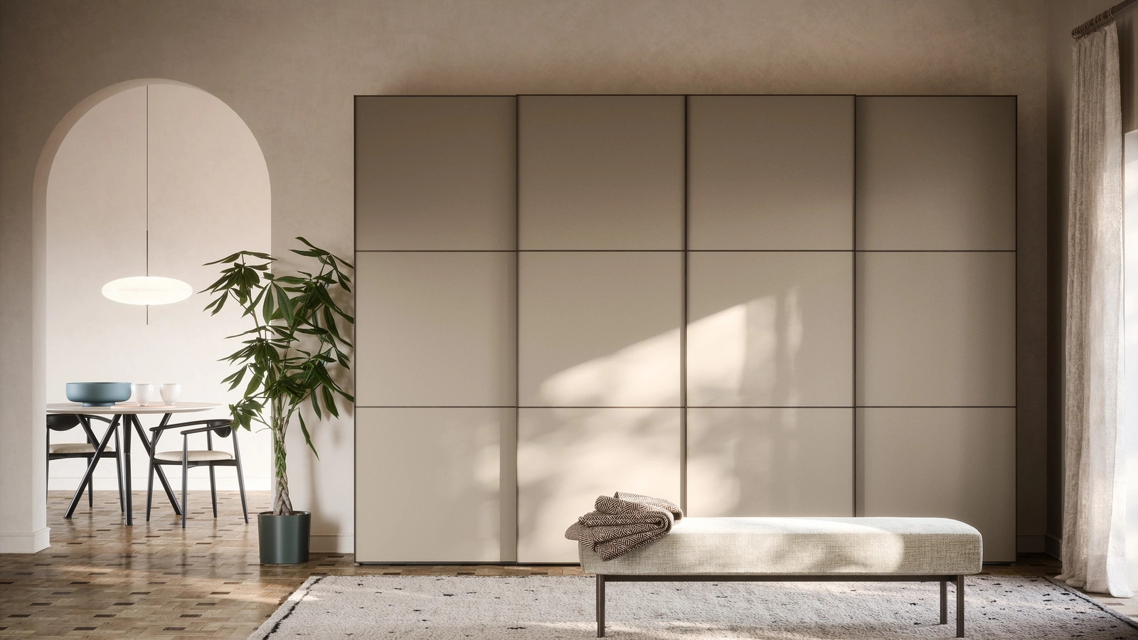 Armadio Dover con anta scorrevole di Novamobili