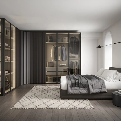 Armadio angolare Perry di Novamobili