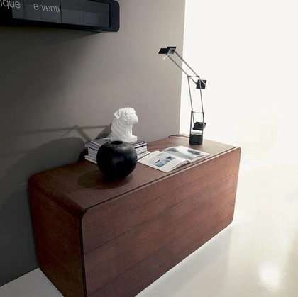 Comò in legno con bordi arrotondati Icaro di Fimar