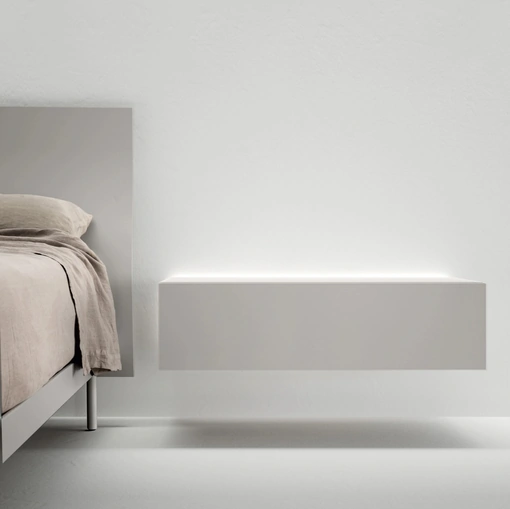 Comodino sospeso Filnox di Caccaro