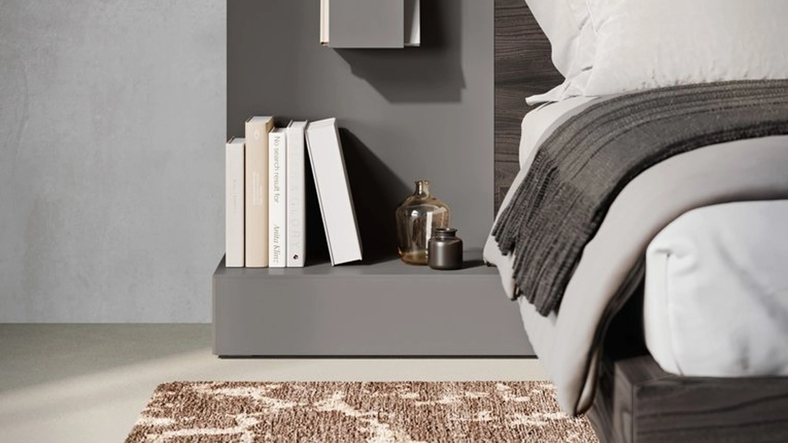 Comodino laccato opaco Line di Fimar