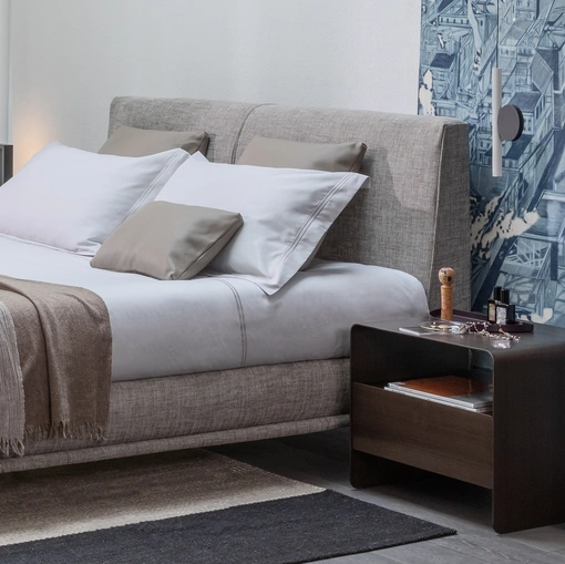 Comodino in metallo Foglio di Flou