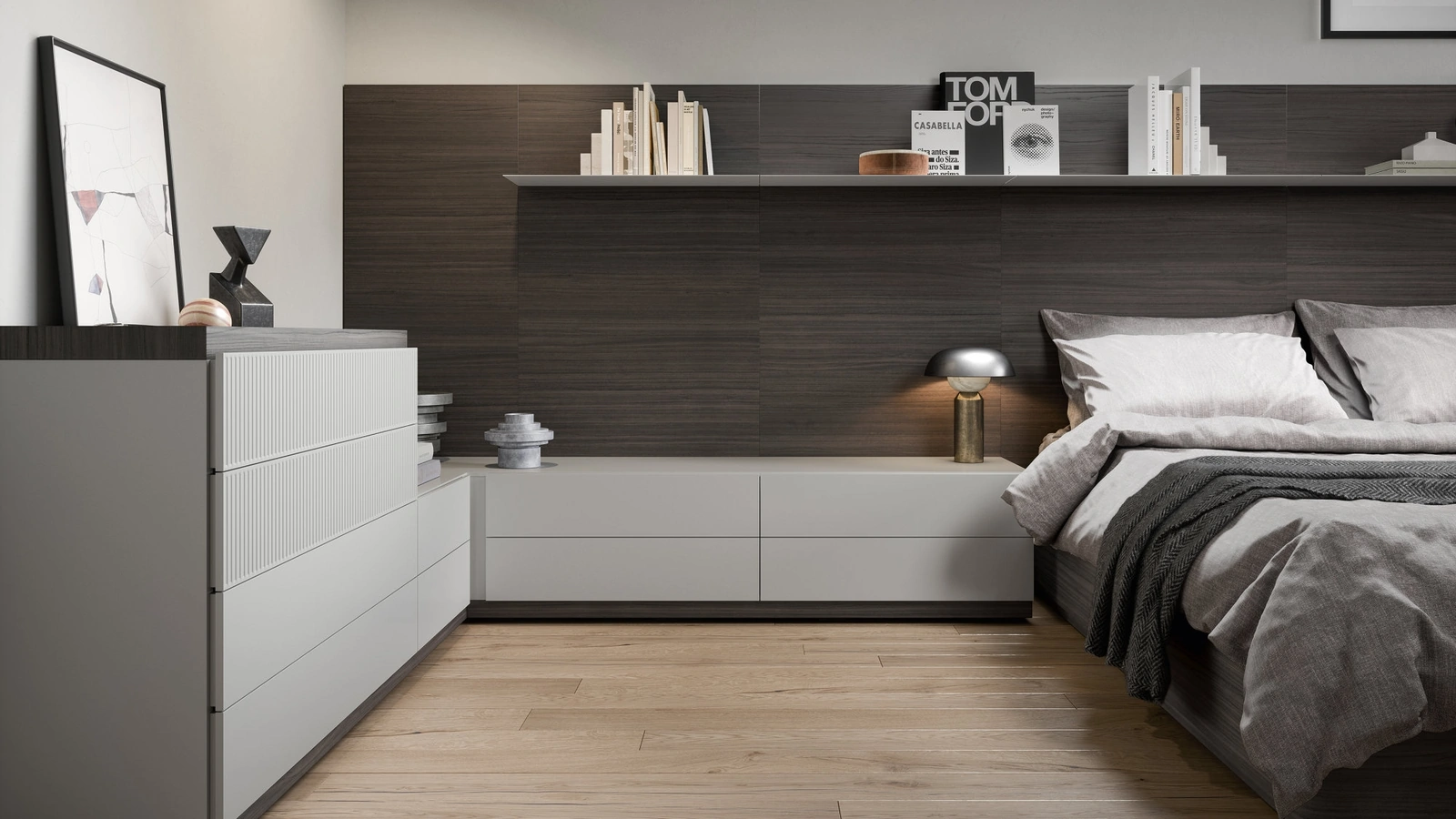 Comodino Easy System di Novamobili