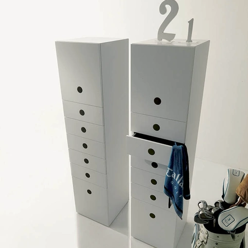 Cassettiera Settimanale in laccato opaco Feel di Fimar