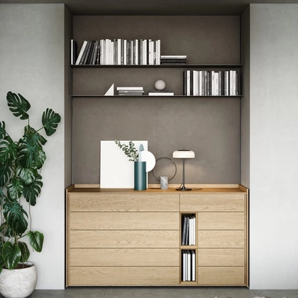 Comò in rovere Sly di Novamobili