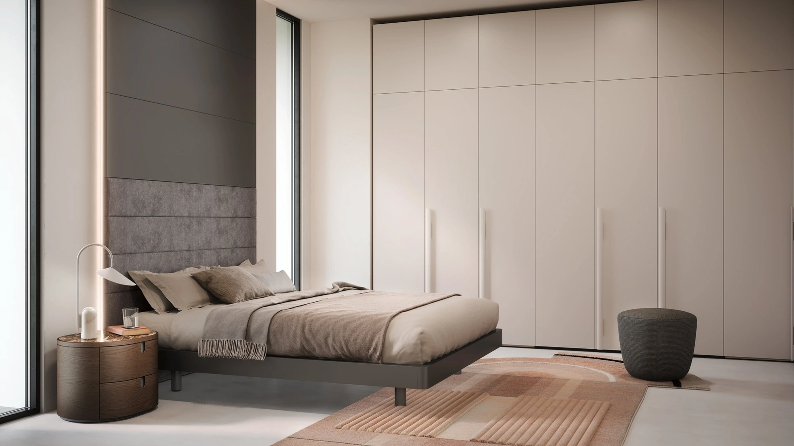 Comodino in legno Vesta di Novamobili