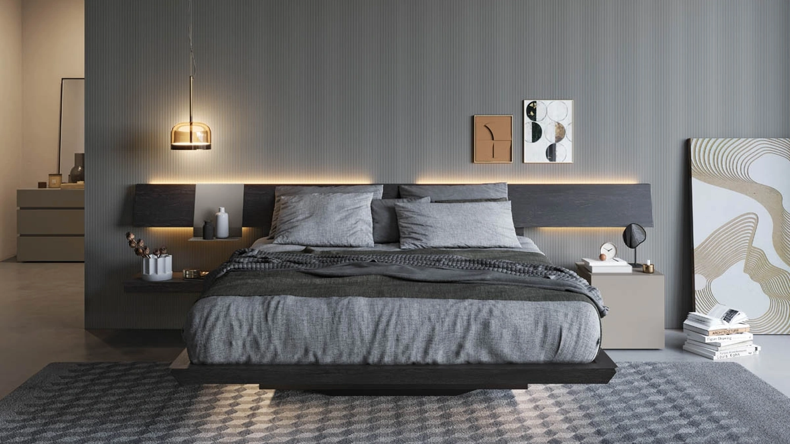 Letto matrimoniale Biplano di Fimar