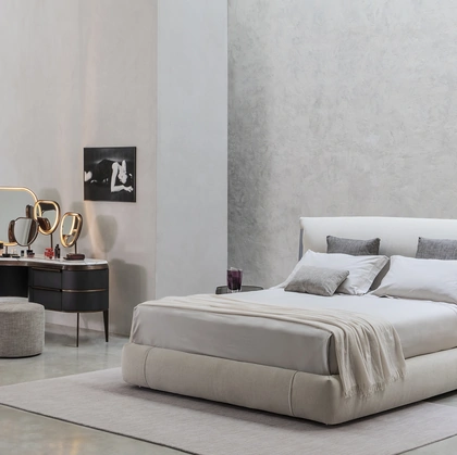 Letto con testiera Amal di Flou