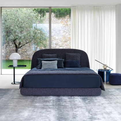 Letto in tessuto Taormina di Flou