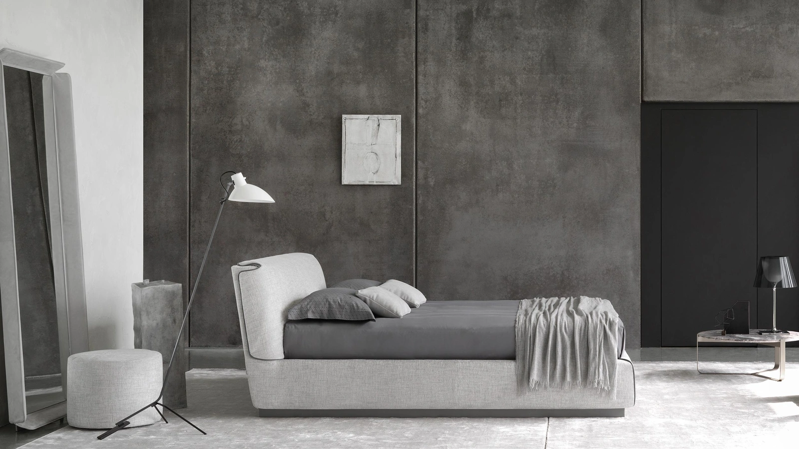 Letto matrimoniale Gentleman di Flou