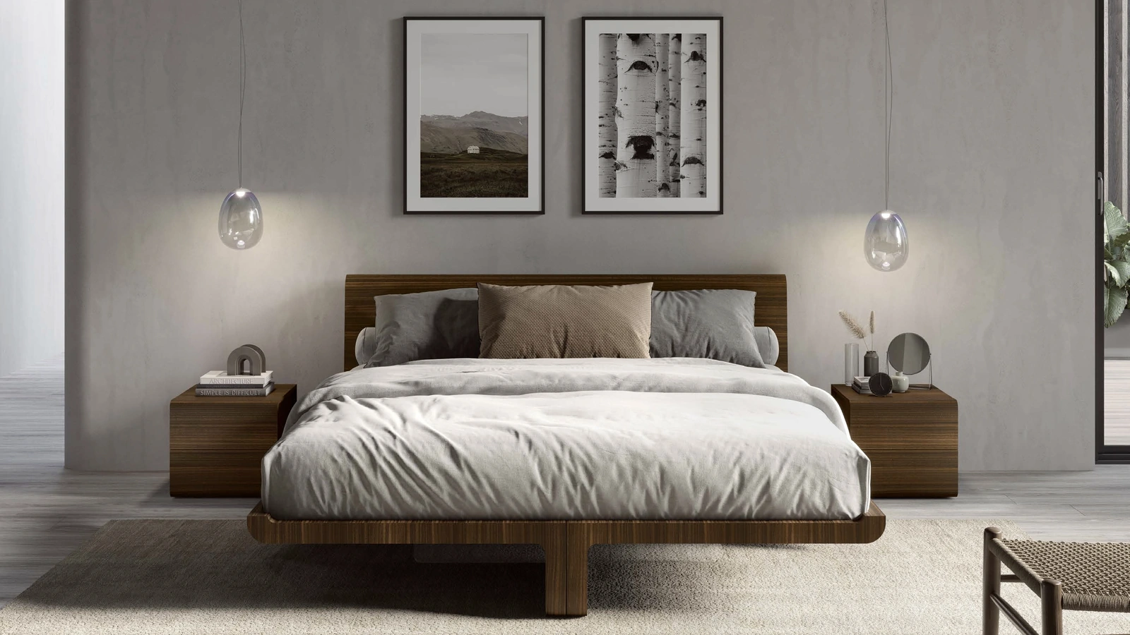 Letto di design Volo di Fimar