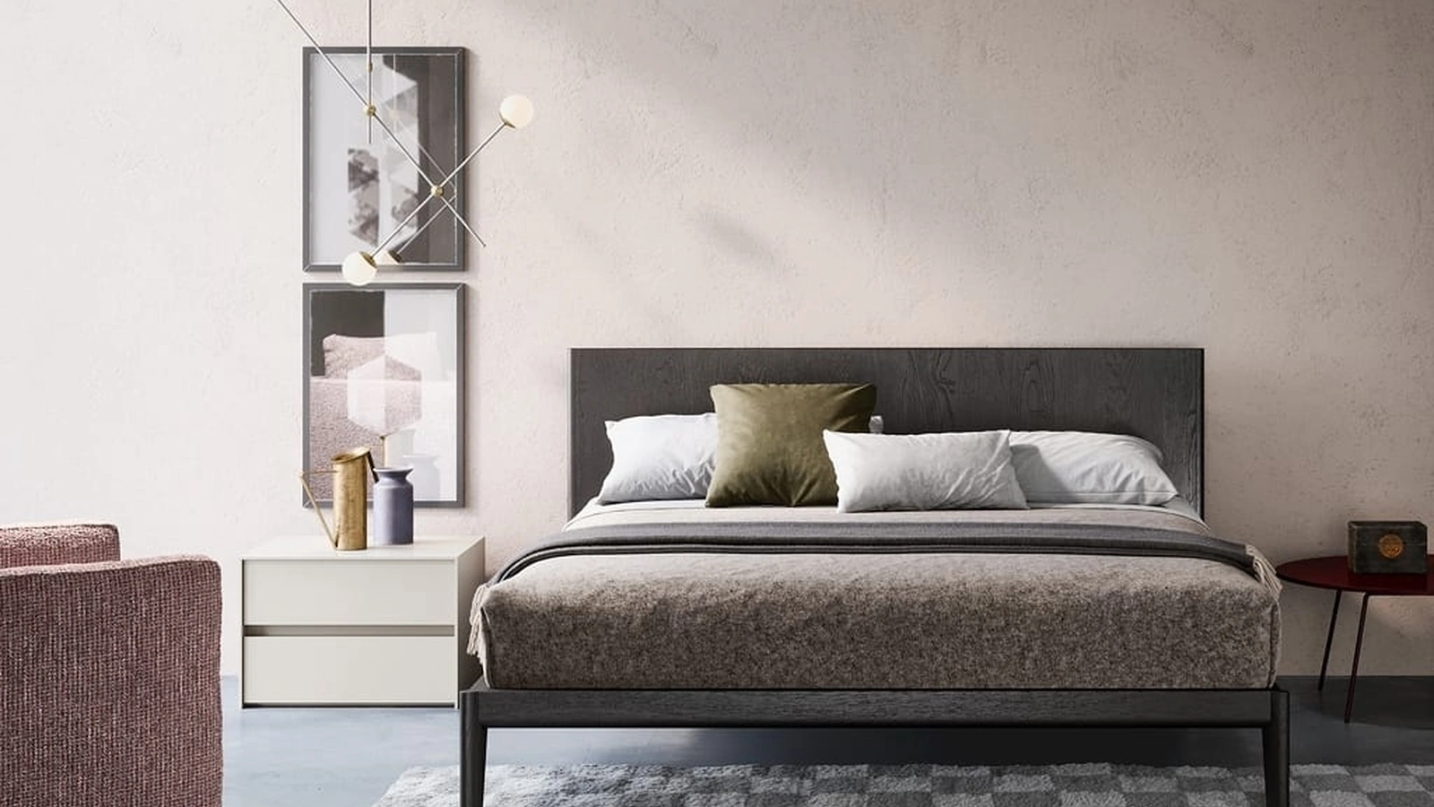 Letto Neos in Rovere di Novamobili