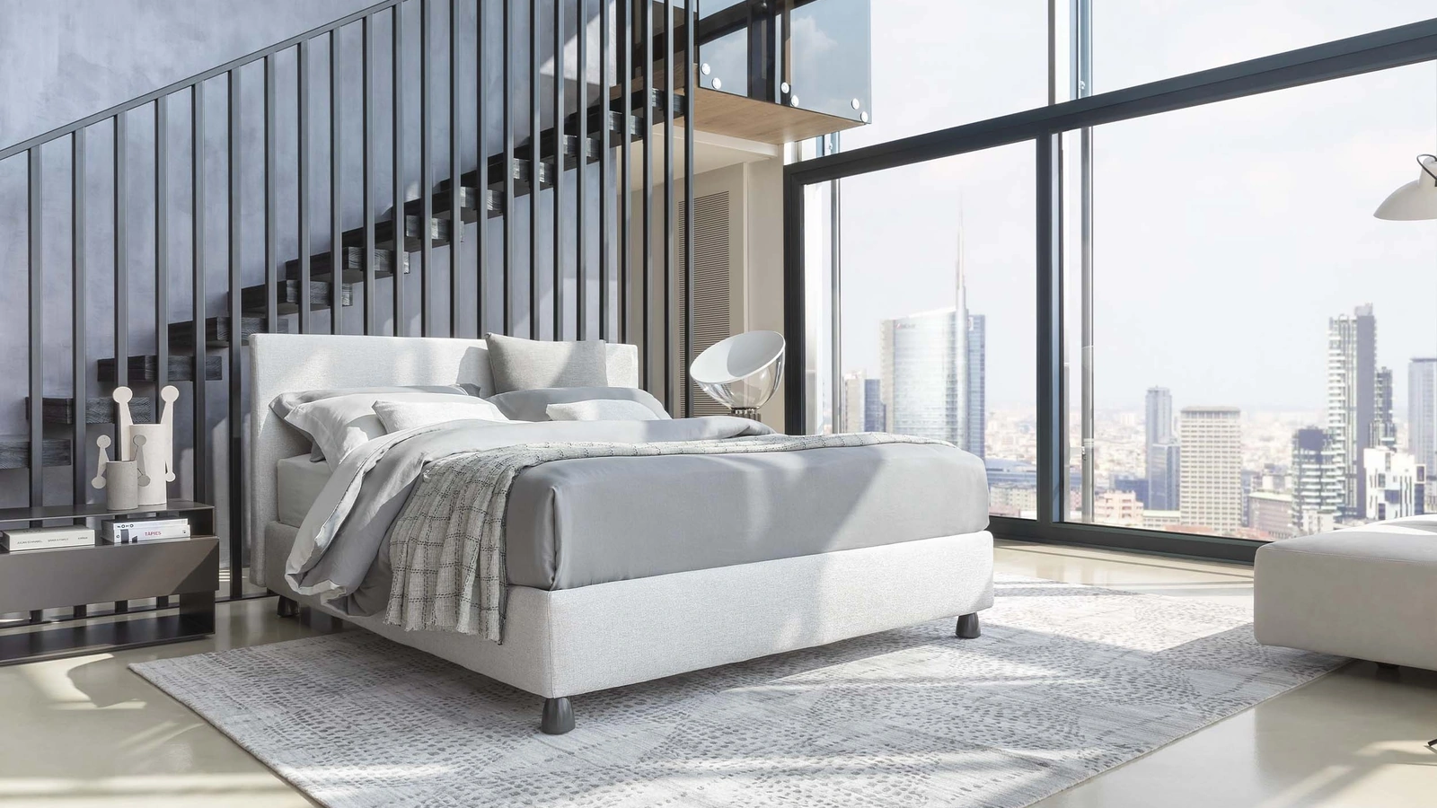 Letto matrimoniale Notturno 2 di Flou