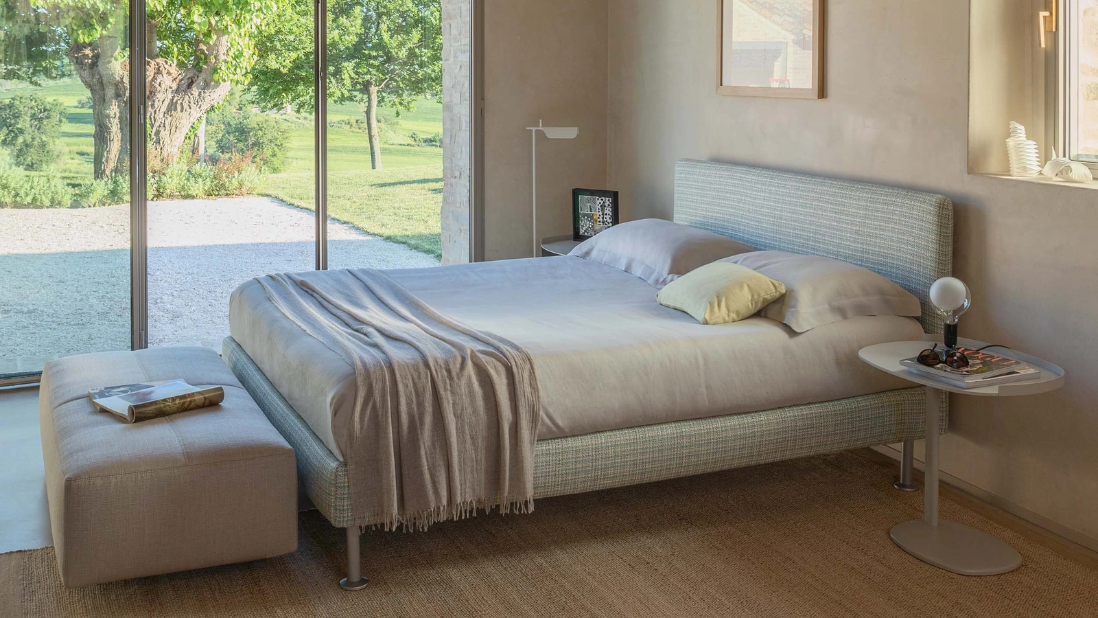 Letto matrimoniale Notturno di Flou