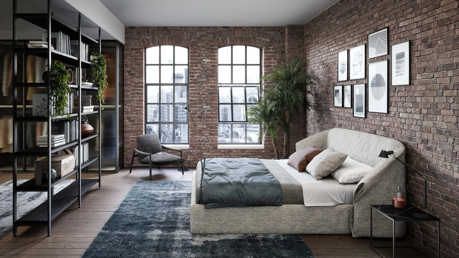 Letto Hide con box contenitore di Novamobili