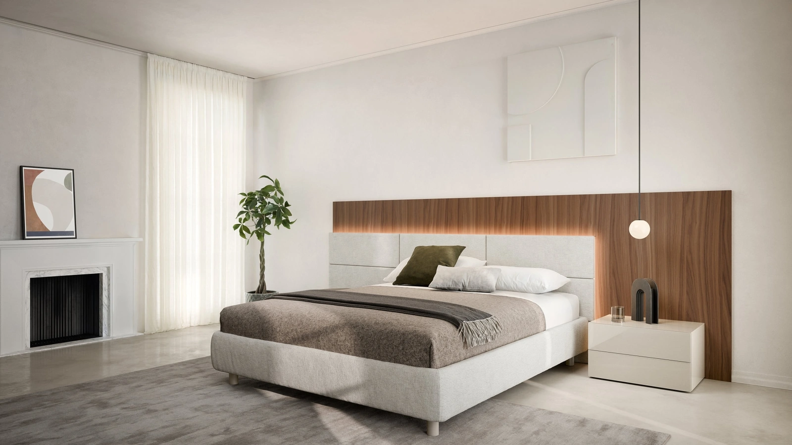 Letto Testiera Space di Novamobili