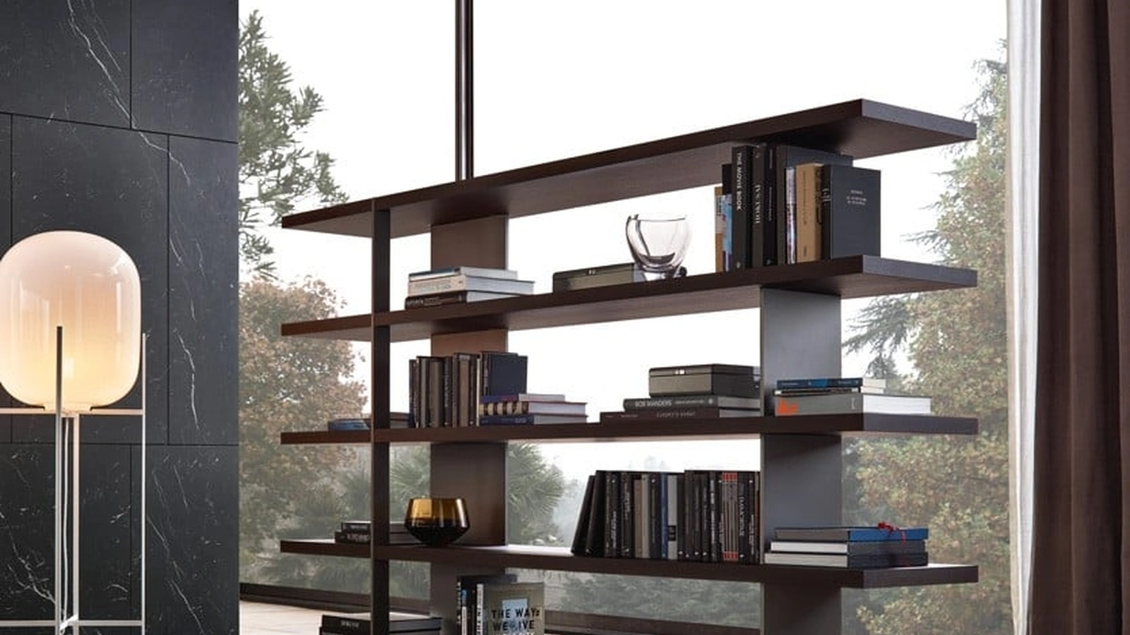 Libreria divisoria Bristol di Poliform