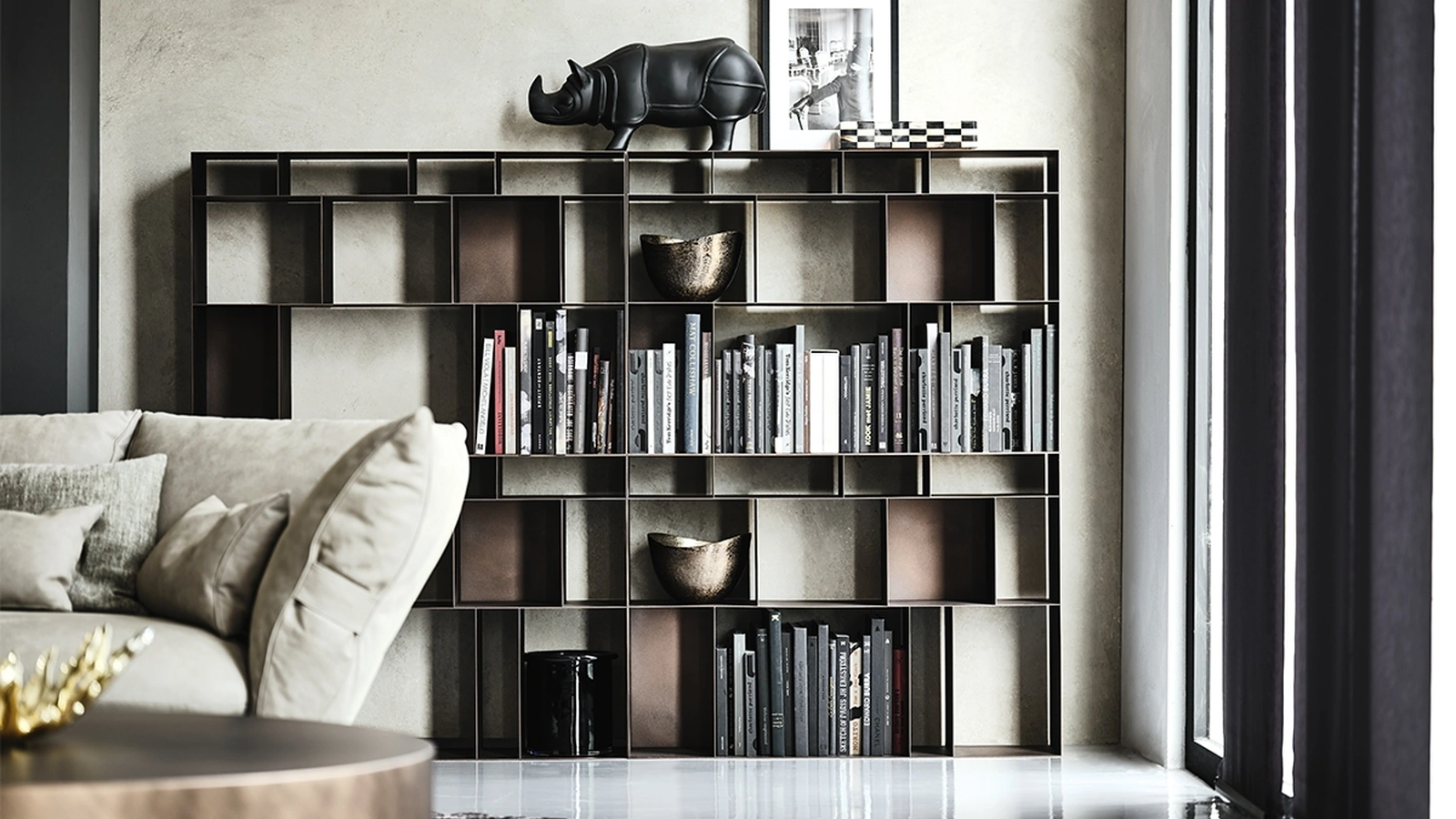 Libreria componibile Latitude di Cattelan Italia