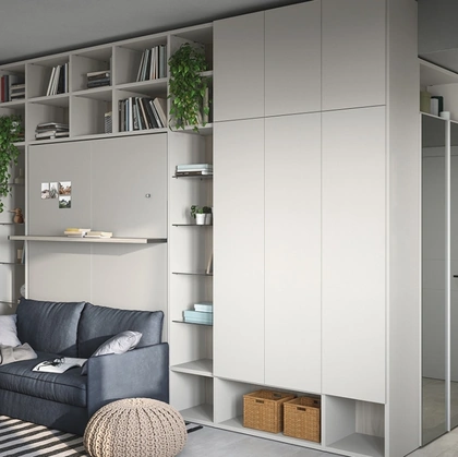 Libreria componibile 07A in melaminico di Cinquanta3