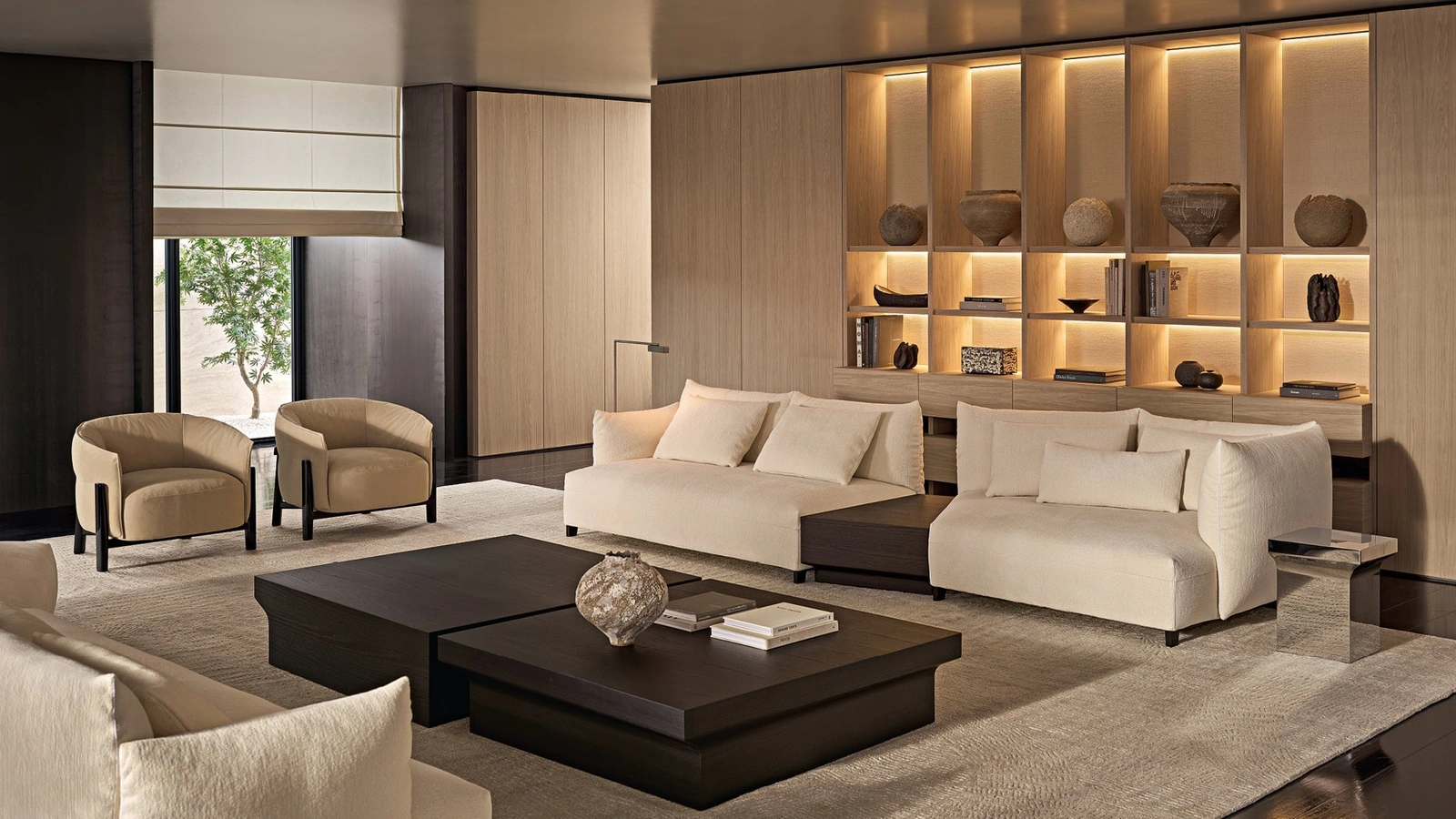 Libreria Wall System 01 di Poliform