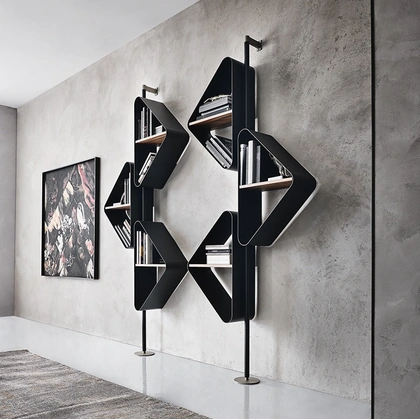 Libreria a muro di design Spinnaker di Cattelan Italia
