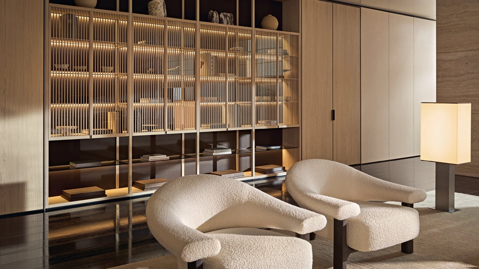 Libreria Wall System 02 di Poliform