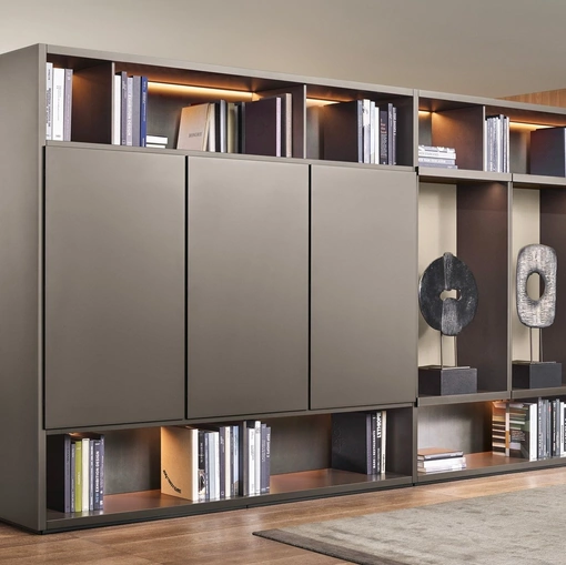 Libreria Wall System Visone di Poliform